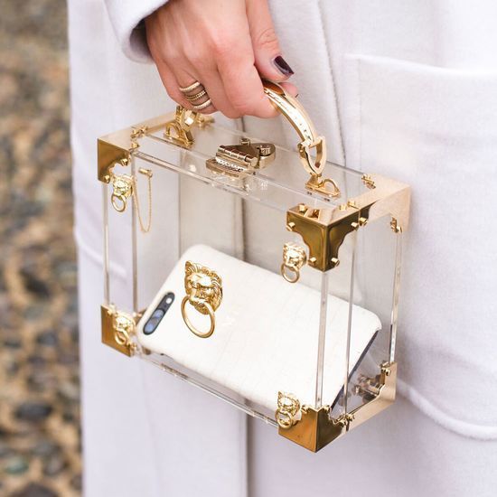transparent acrylic bag for fashion