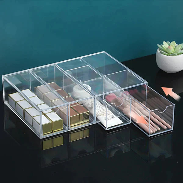 Clear Acrylic Organizer Box – Empty