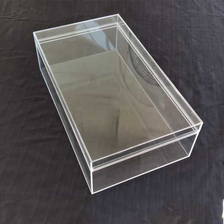 Clear Acrylic Storage Box with Removable Lid