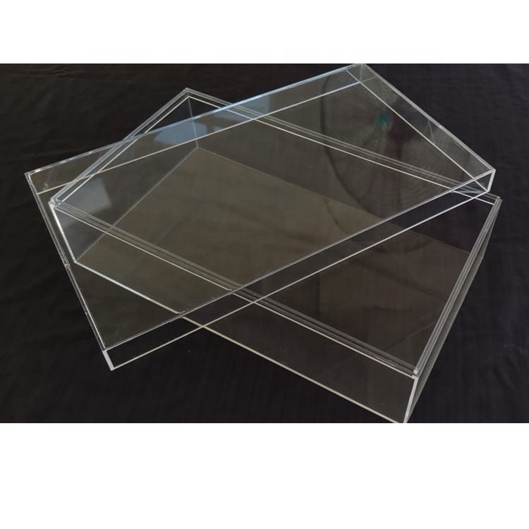 Clear Acrylic Storage Box with Removable Lid