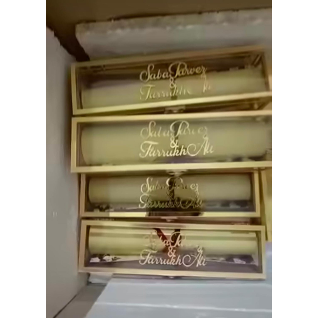 AM Acrylic Invitation Card Box