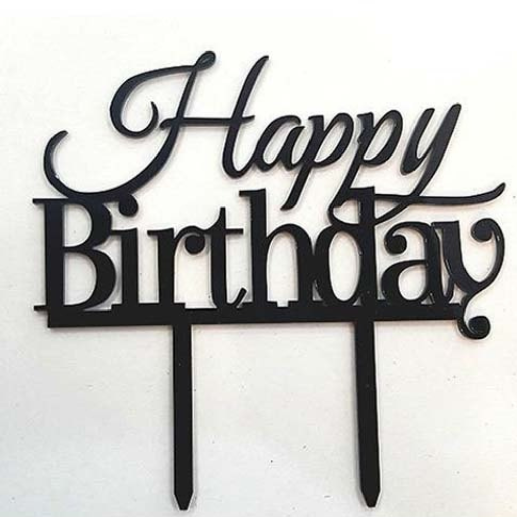 Premium Acrylic Cake Topper