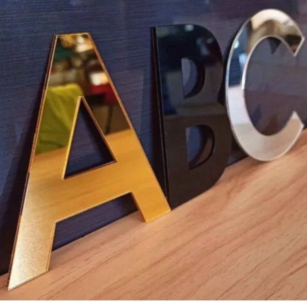 Acrylic Letter Modern Elegance for Any Space